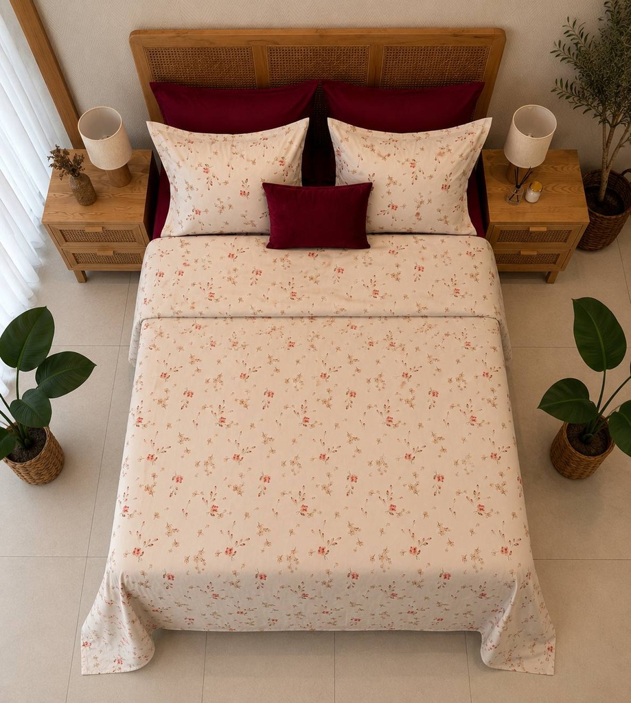 Parure de drap 6 pcs Rosée de Printemps