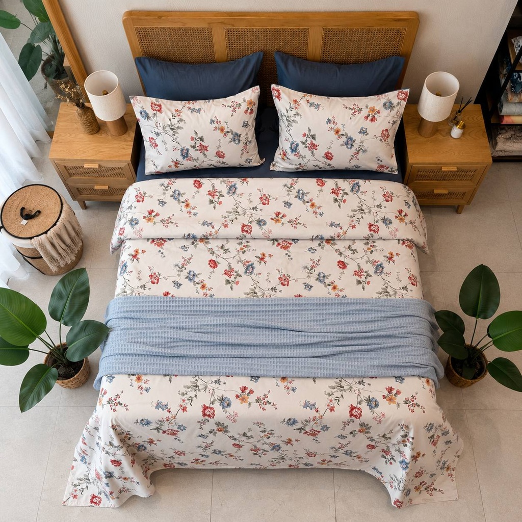Parure de Draps 6 Pièces – Jardin Impérial