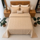 Couvre lit Sarmasik 4 pcs Beige