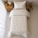 Couvre lit Enfant Petites Fleurs Bleues 2 Pieces