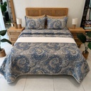 Couvre lit 3 pieces Saphir