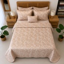 Couvre Lit 6 Pieces - Sydra Beige 