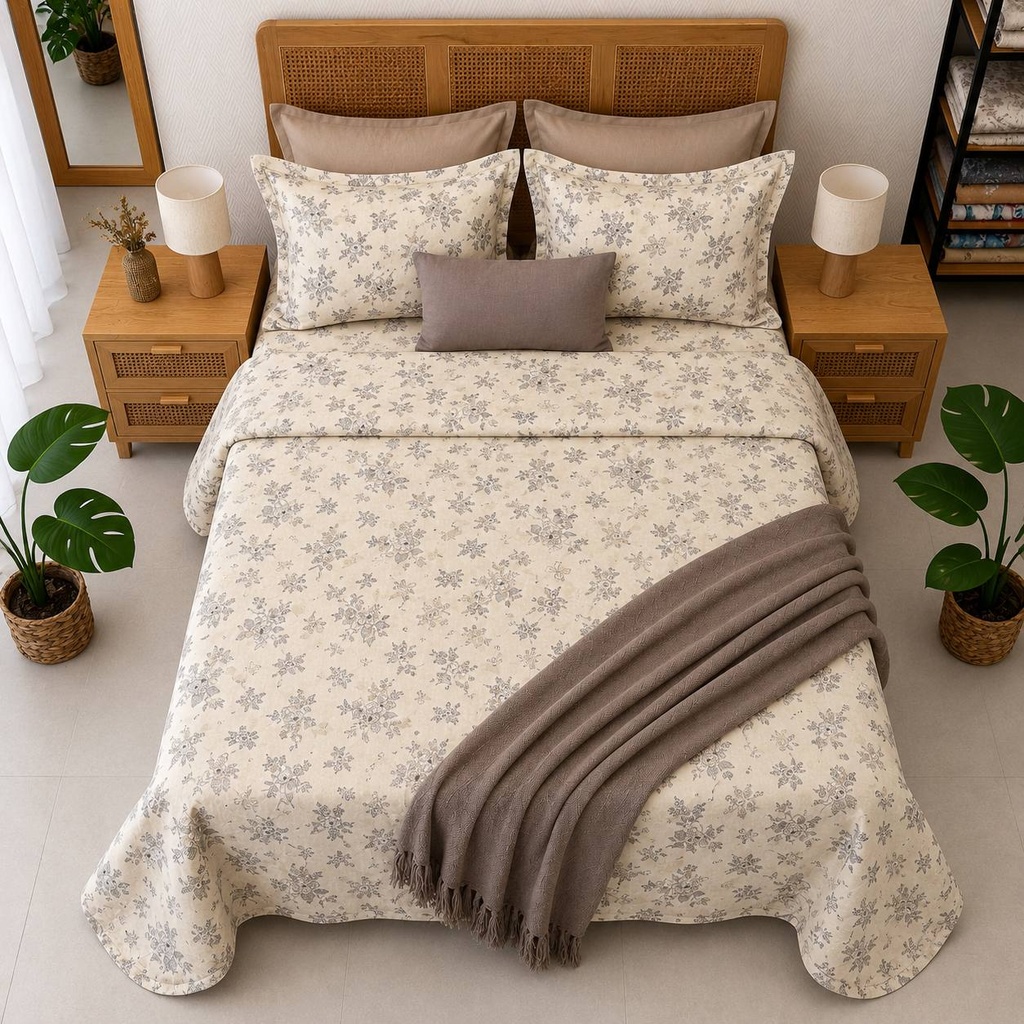 Parure De Drap 6 Pieces - Brume