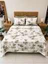 Parure de drap 6 pieces Flora Verde