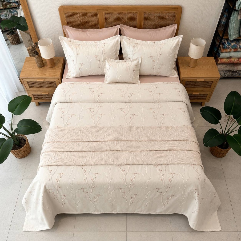 Couvre Lit 4 Pieces - Pudra