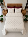 Couvre Lit 3 Pieces Petites Fleurs