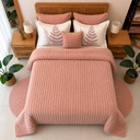 Couverture 8 pieces Rose