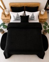 Couverture 8 pieces Noire