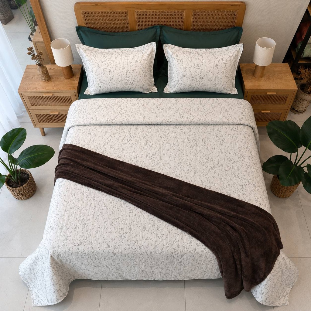 Parure de drap Botanique Vert 