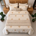 Housse de couette EMAS  HOME Brodé 100% coton Arabesque Royale 3 pieces