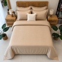 Housse de couette Satin beige 