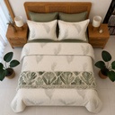 Housse de couette 6 Pieces Emas Home Vert
