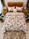 Parure de drap 6 pieces fleurs sauvages