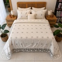 Couvre lit 6 pieces duru papillon 