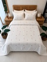 Couvre lit 6 pieces douce arabesque