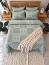Housse de couette bbh 3 pieces vert
