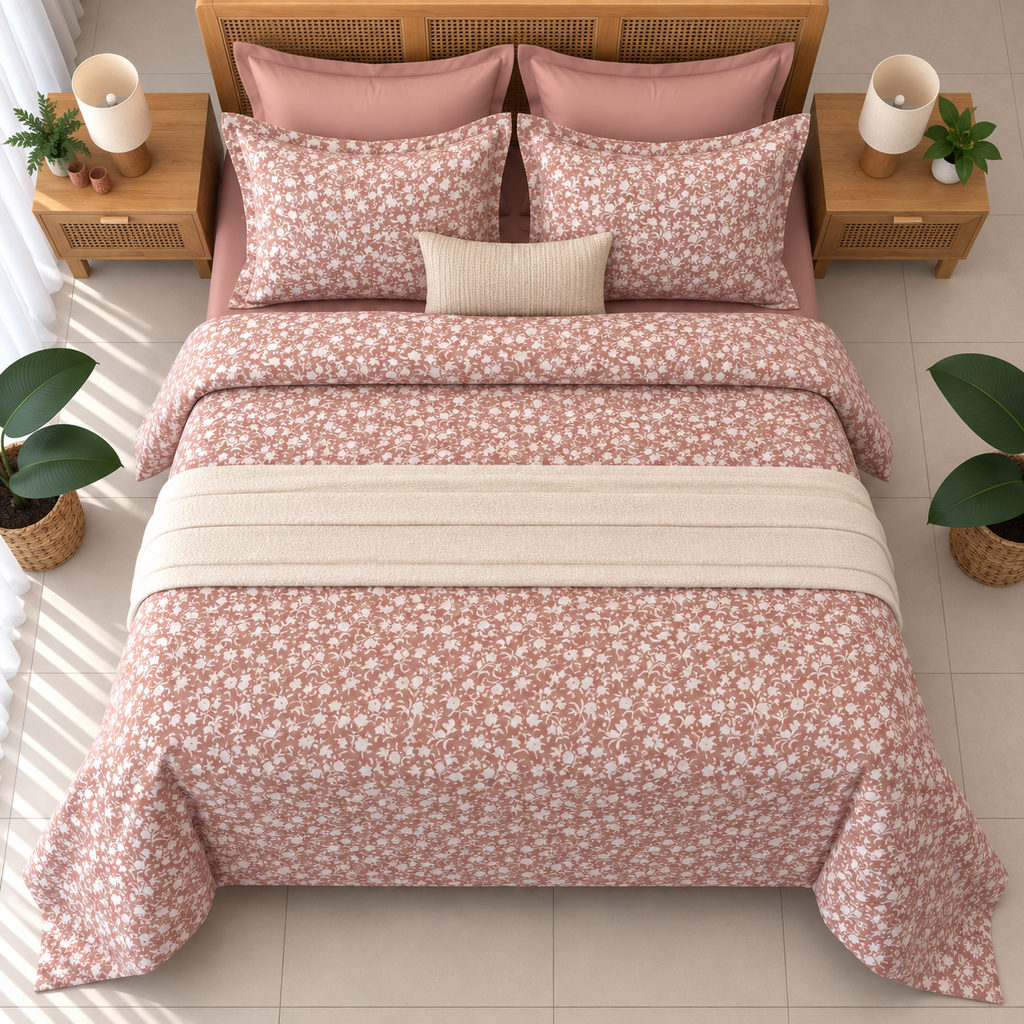 Parure De Drap  6 Pieces Micro-fleurs liberty