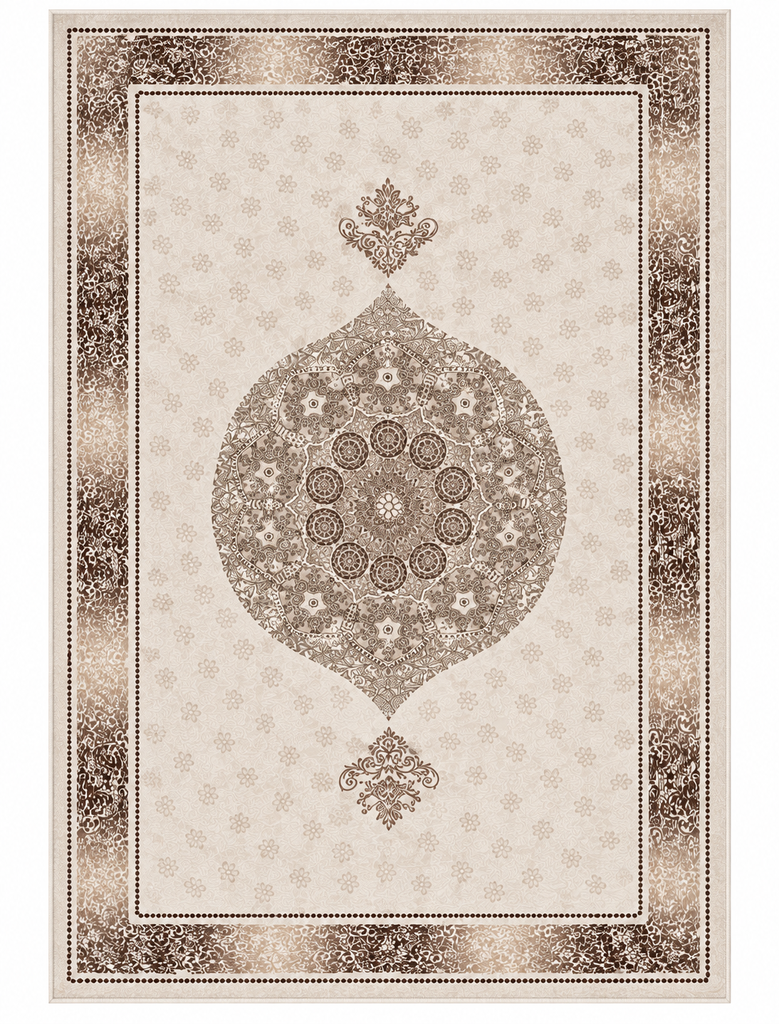 Tapis Médaillon Oriental 