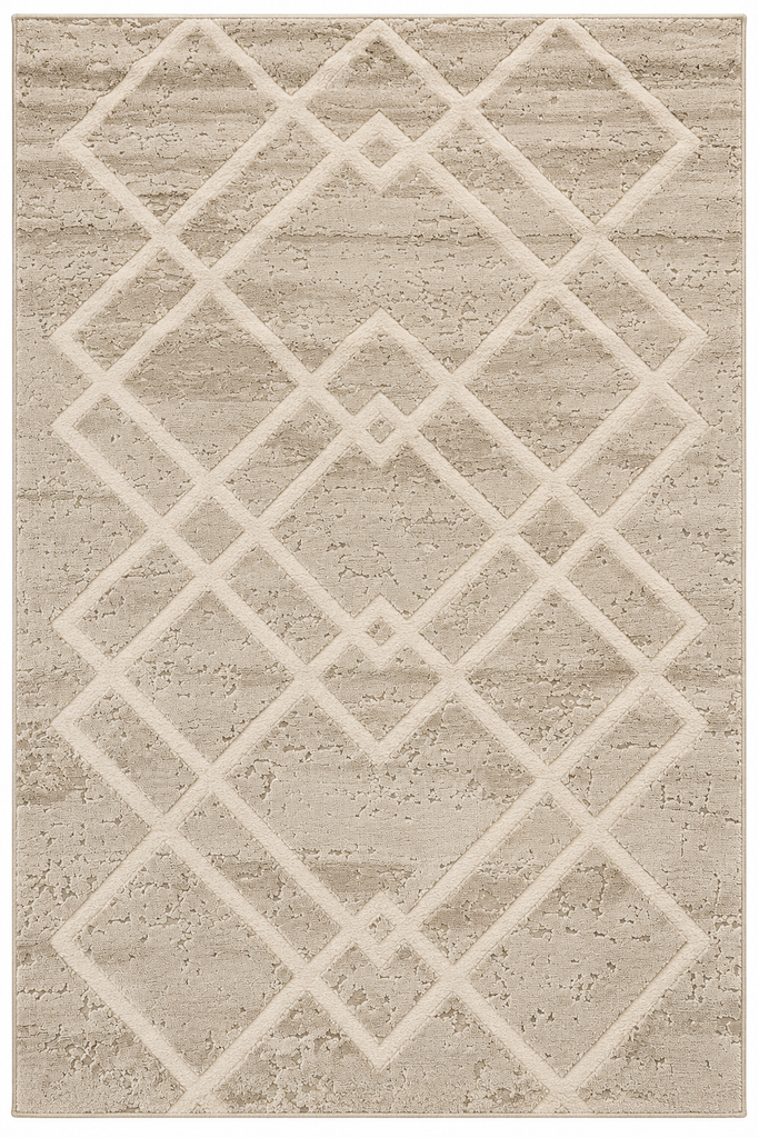 Tapis nomade Géométrique entrelacé