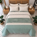 Couverture 3 Pieces Douceur Menthe 