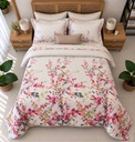 Couverture 3 Pieces Jardin Fleuri