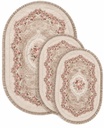 Descente de lit 3 pieces floral classique