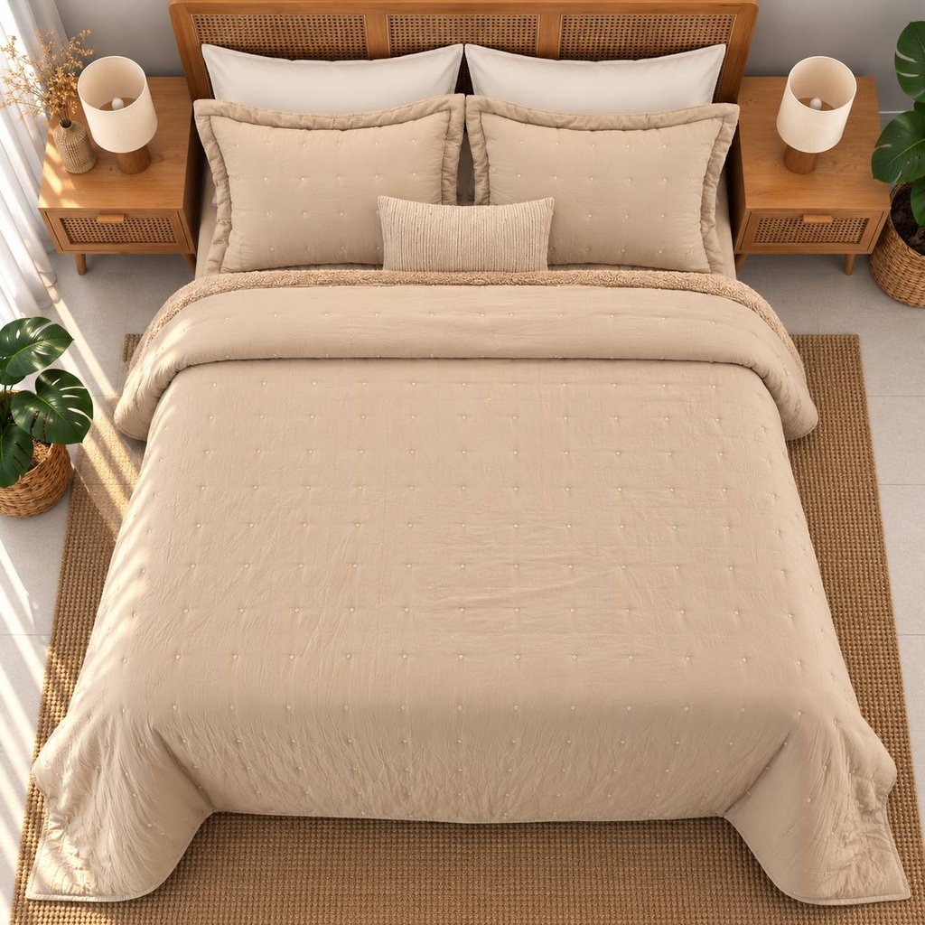 Couverture BBH Unis Beige 