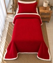 Couverture Double Face sherpa 1 Place Rouge