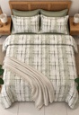 Parure de drap 6 pieces Emeraude Nature 