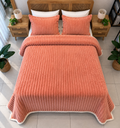 Couverture 3 pieces a velour 