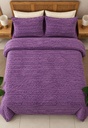 Couverture 3 Pieces Berbere Violet
