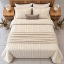 Couverture 3 Pieces BBH Berbere Blanc