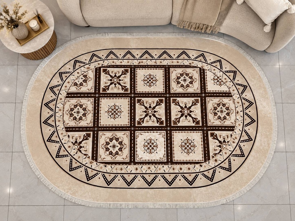 Tapis Ovale Elegance Orientale
