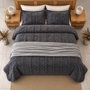 Couverture 3 Pieces BBH Berbere Gris