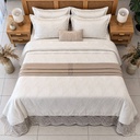Couvre lit 6 pieces - plume