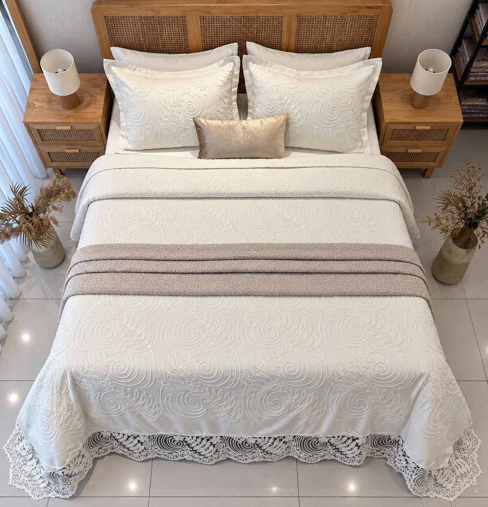 Couvre lit 6 pieces - Arabesque Prestige