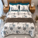 Housse de couette 6 Pieces Azur Blue New