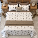 Parure de drap 6 pieces Herbier Nature