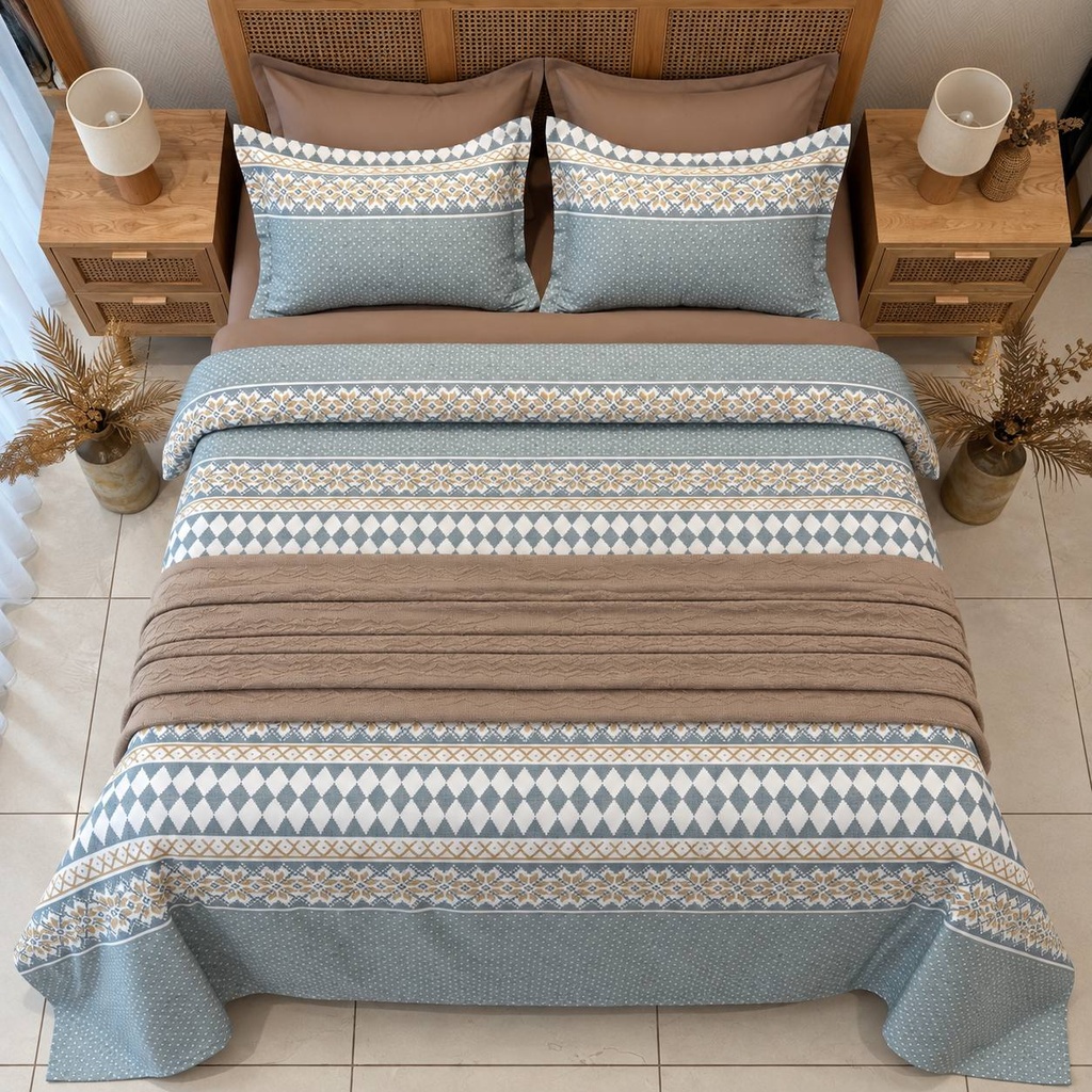 Parure de drap 6 pieces Azura Nordic
