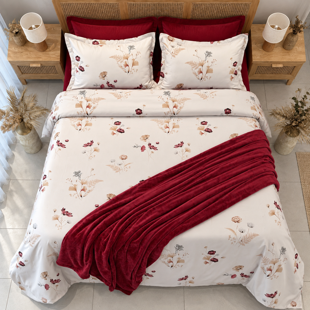 Housse de couette 6     Fleurs de Bourgogne