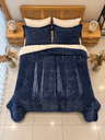 Couverture 3 Pieces Double face Imprimer Blue Motif 2
