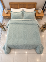 Couverture 3 Pieces Double face Imprimer Vert Motif 2   