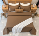 Housse de couette 7 Pieces Marron