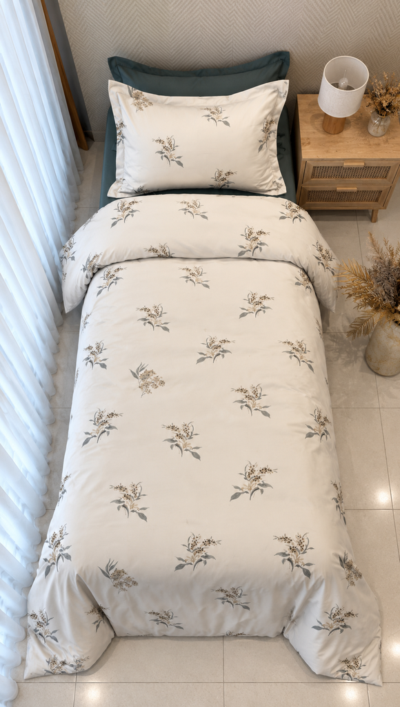 Housse de couette Une place Vert