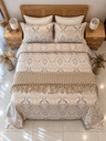Parure de drap PoloPolo 4 Pieces Motif 1 Beige