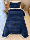 Couverture rayure une place 2 Pieces BBH Blue