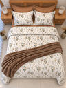Housse De Couette 6 Pieces Cachemire Élégance — Ivoire & Taupe (copie)
