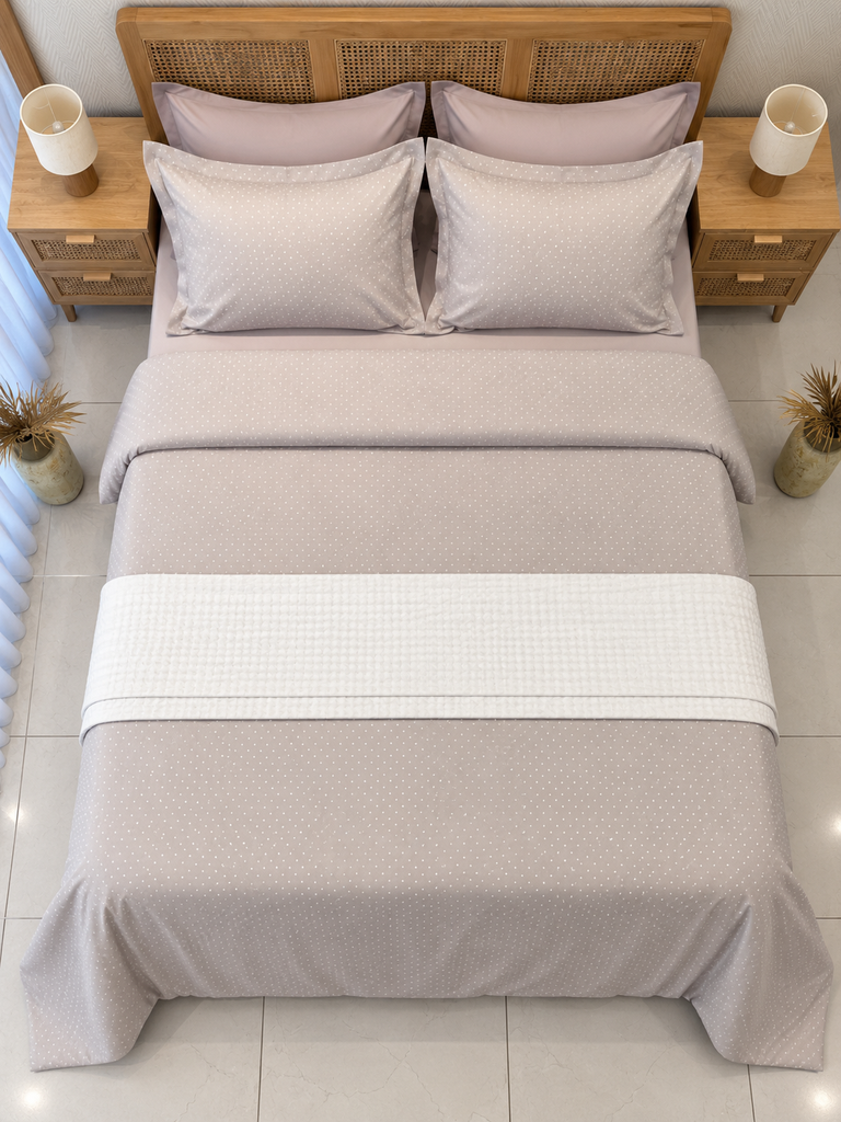 Housse De Couette 6 Pieces Nuage de Pois