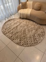 Tapis ellif oval  motif 3
