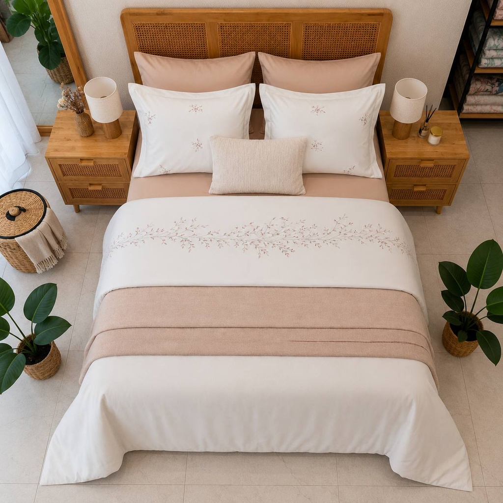 Housse de couette Satin EMAS HOME 